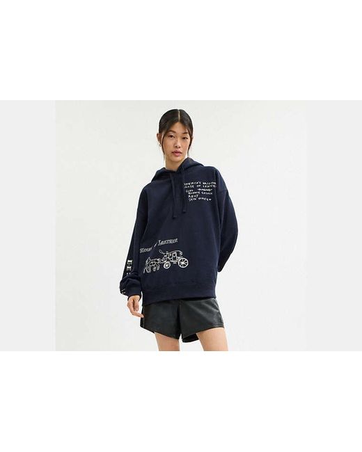 Sudadera COACH de color Blue
