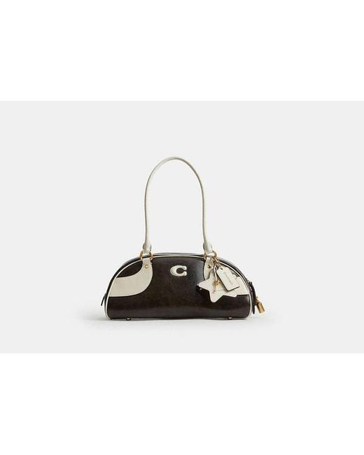 COACH Black Bowling Shoulder Bag