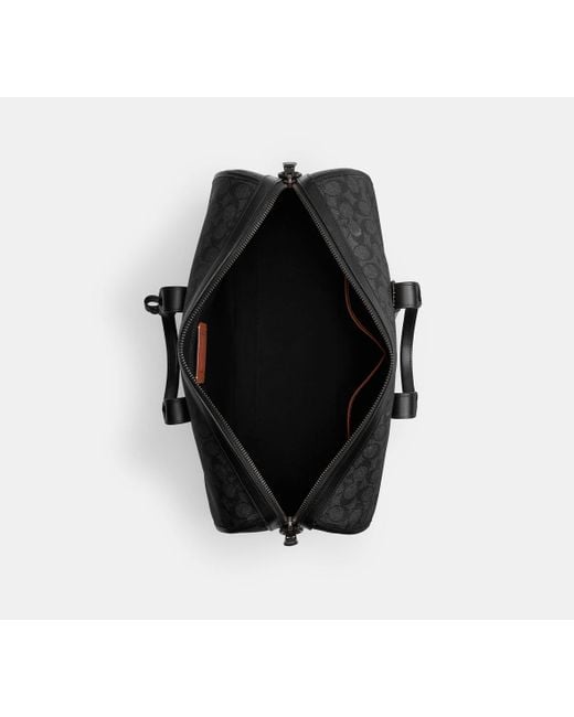 COACH Gotham Reisetasche 45 Aus Signature-Canvas in Black für Herren