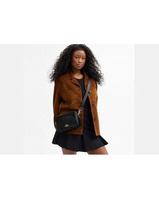 COACH Black Carey Crossbody Bag