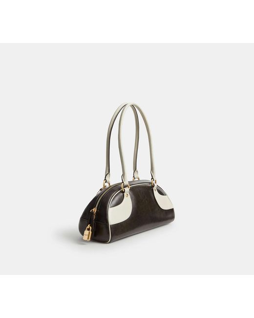 COACH Black Bowling Shoulder Bag