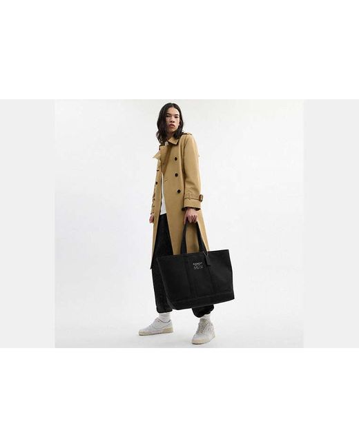 Utility Tote En COACH de hombre de color Black