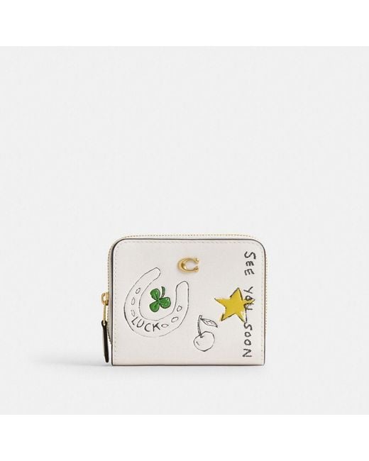 COACH Multicolor Essential Billfold Wallet With Sketch Print