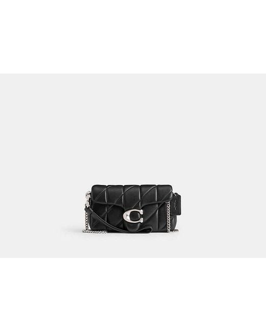 COACH Black Tabby 20 Quilted Leather Cross-body Bag