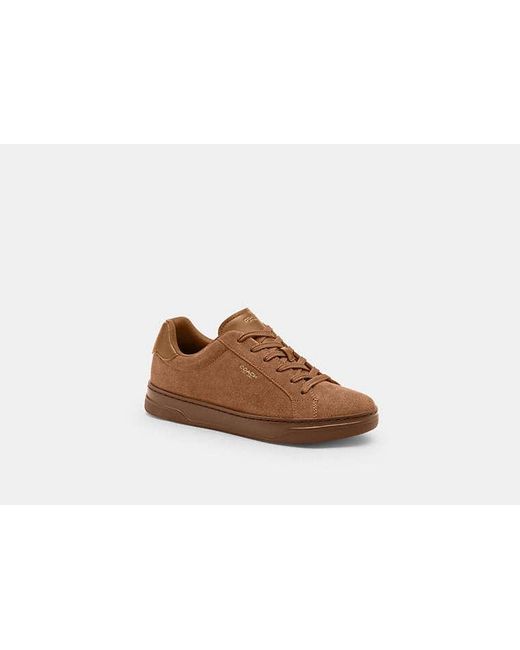 COACH Brown High Line Sneaker
