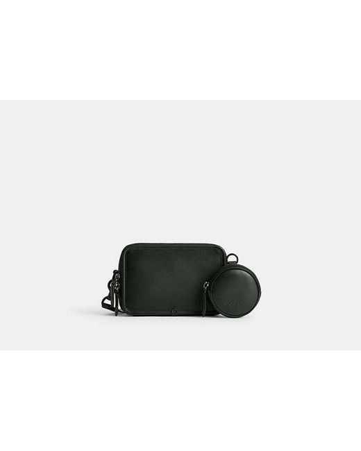 COACH Black Charter Crossbody Bag With Hybrid Pouch for men