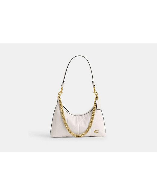COACH Black Juliet Shoulder Bag 25 With Quilting