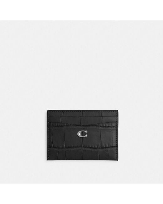 COACH Black Essential Card Case