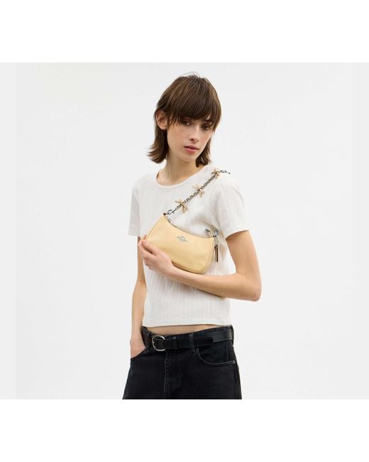COACH Black Teri Mini Crossbody Bag With Bows
