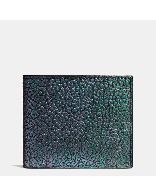COACH Multicolor 3-in-1 Wallet In Hologram Leather for men