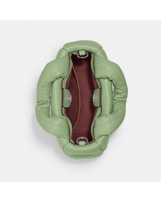 COACH Green Mini Pillow Tote Bag
