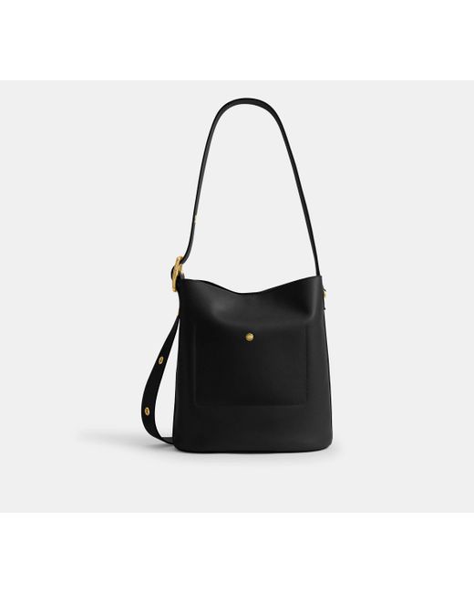 Borsa A Secchiello Bleecker di COACH in Black