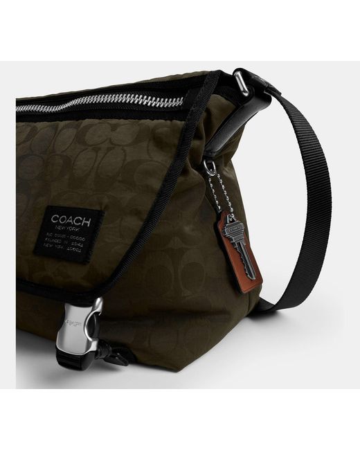 COACH Black Lane Messenger for men