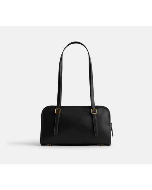 Bolso con cremallera Swing Zip COACH de color Black