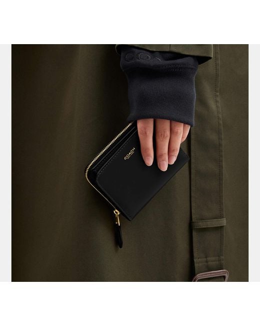 COACH Black New York Billfold Wallet