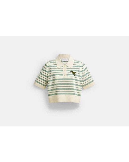COACH Black Rexy 10Th Birthday Polo