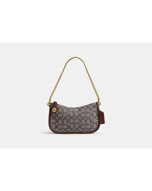 COACH Black Swinger Bag
