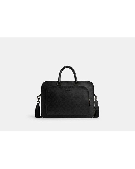 COACH Black Ethan Brief for men