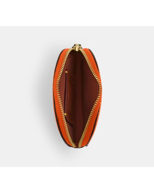 COACH Orange Coin Case