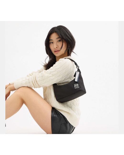 COACH Black Topia Loop Shoulder Bag
