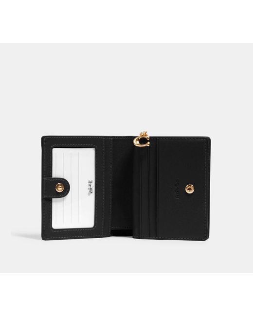 COACH Black Snap Wallet