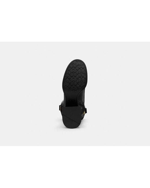 COACH Black Block Heel Tall Boot