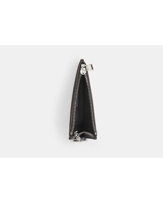 Coachtopia Black Alter/Ego Zip Card Case With Key Ring for men