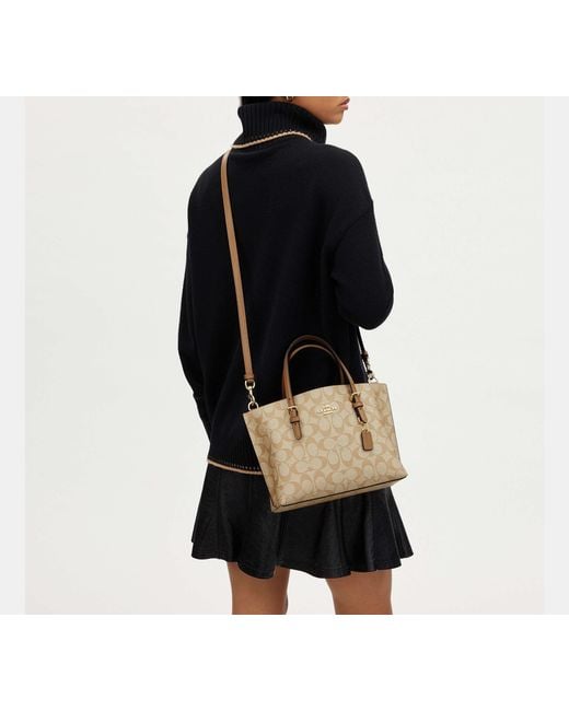 COACH Black Mollie Tote Bag 25
