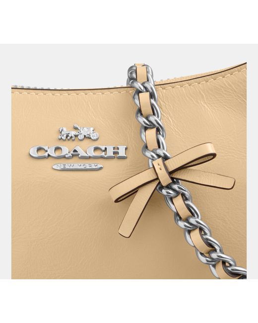 COACH Black Teri Mini Crossbody Bag With Bows