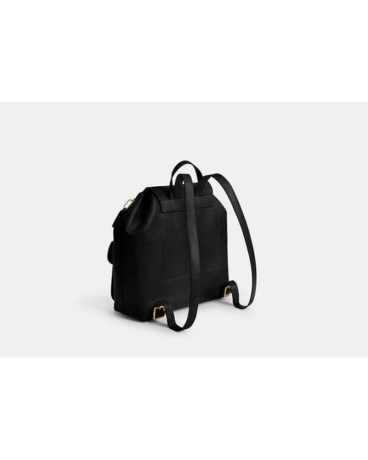 COACH Black Crosby Backpack