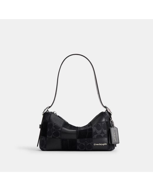 Coachtopia Black Alter/Ego Small Slouchy Shoulder Bag