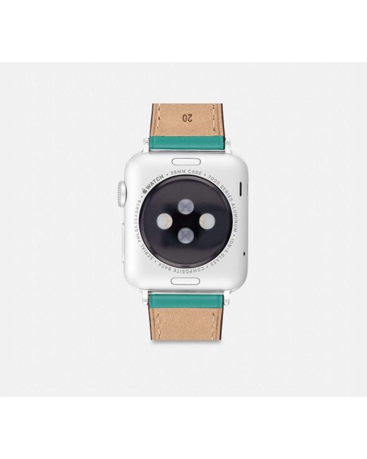COACH Green Apple Watch® Armband, 38 Mm Und 40 Mm
