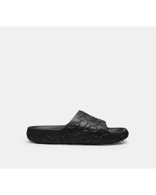 COACH Black Bay Slide for men