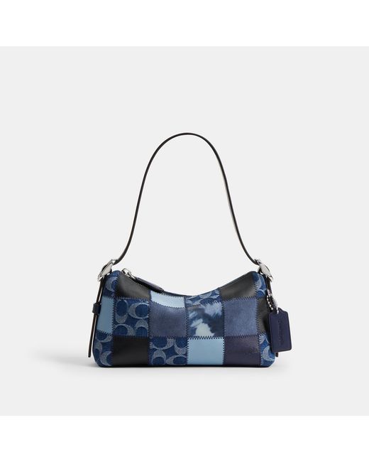 Coachtopia Blue Alter/Ego Small Slouchy Shoulder Bag
