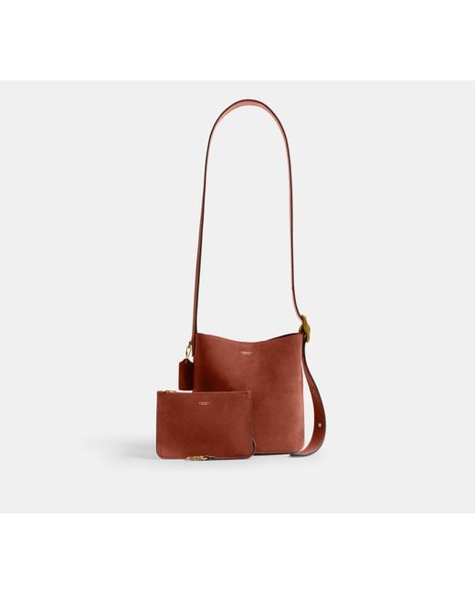 COACH Black Bleecker Bucket Bag 21