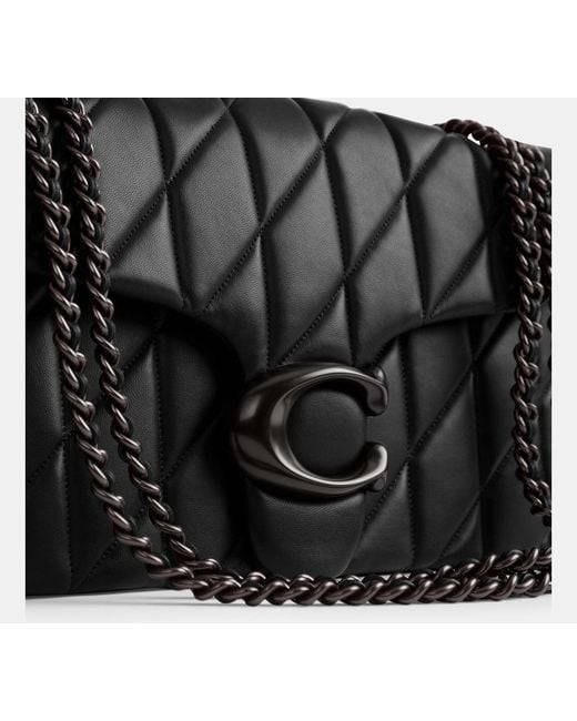 COACH Black Tabby Shoulder Bag 33 With Quilting