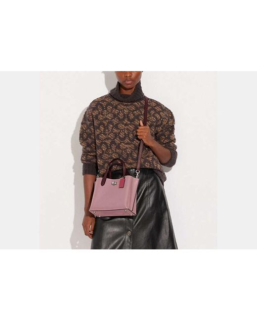 COACH Black Willow Tote Bag 24