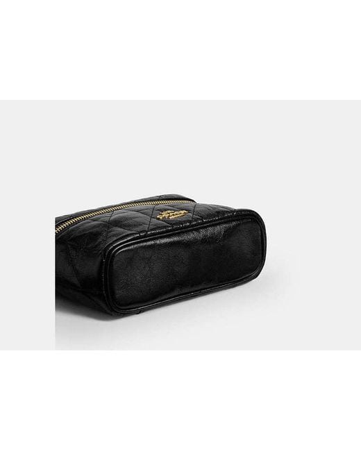 COACH Black Rainer Crossbody Bag 18 With Quilting
