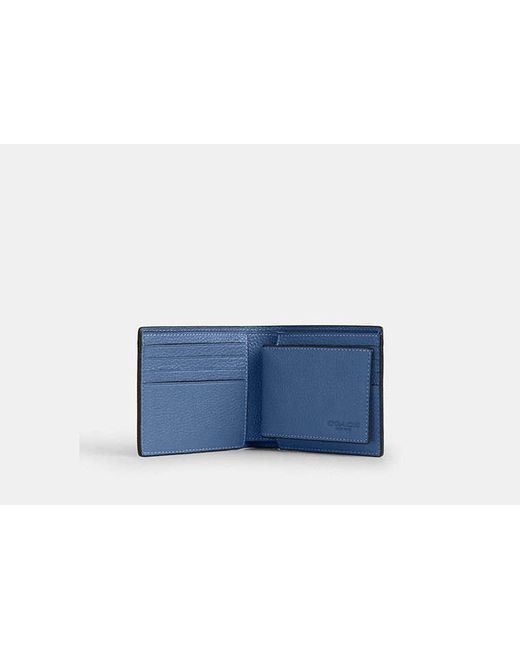 COACH Black 3-In-1 Wallet for men