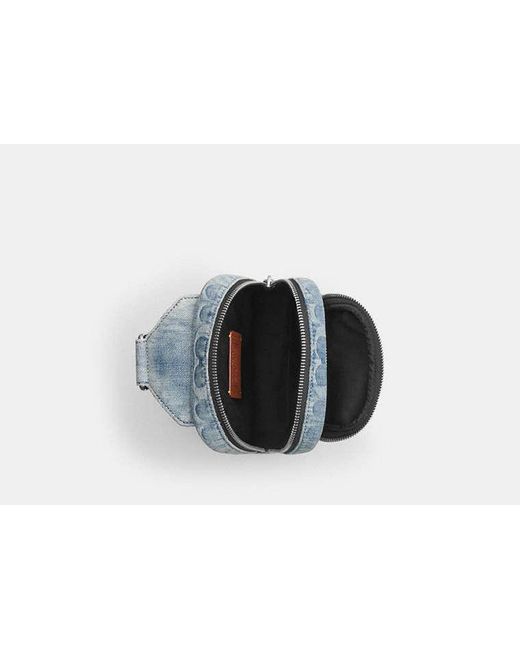 COACH Black Racer Sling Pack for men