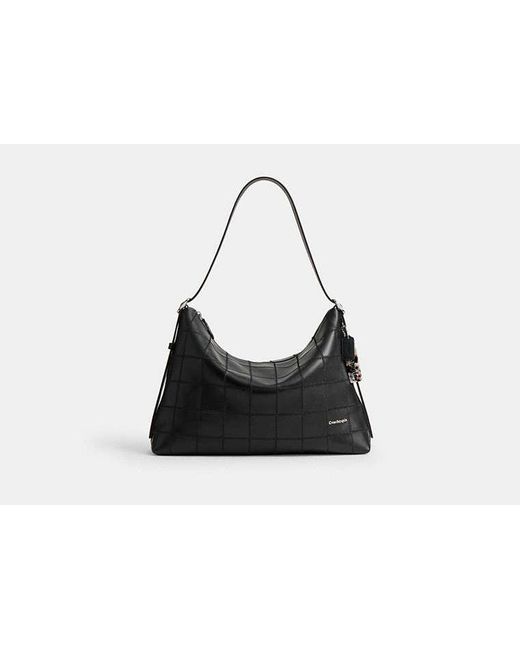COACH Black Alter/Ego Large Slouchy Shoulder Bag