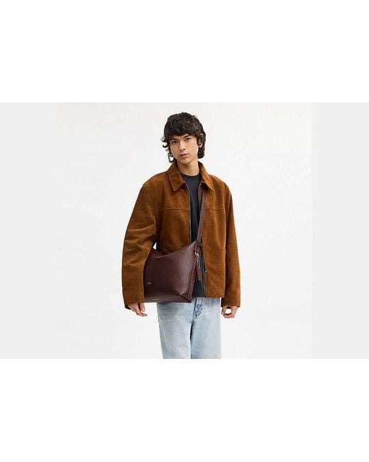 COACH Black Mott Messenger Bag 38 for men