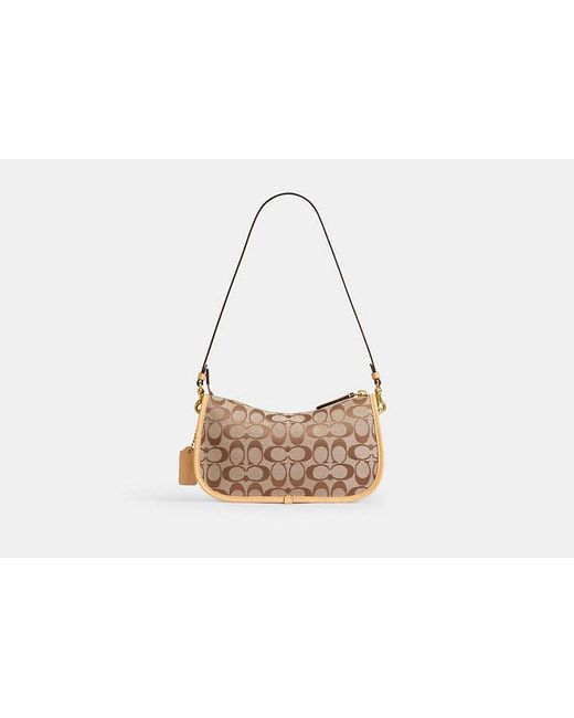 COACH Black Twin Turnlock Waverly Bag