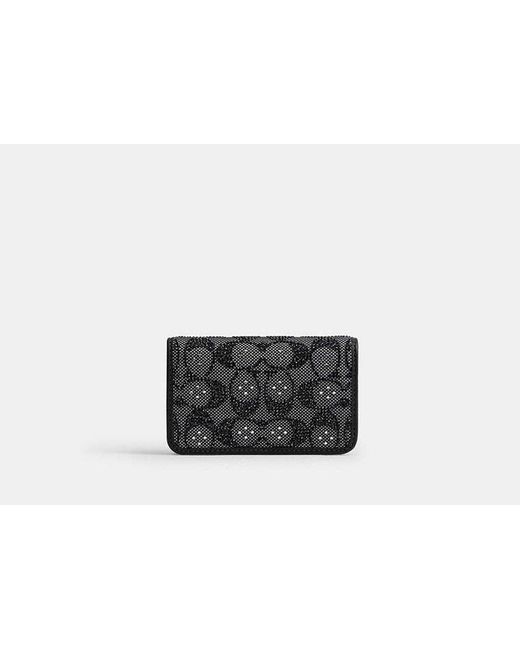 COACH Black Essential Slim Card Case