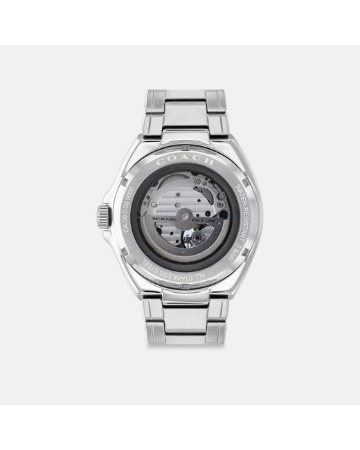 COACH Metallic Jackson Automatic Watch, 45 Mm for men