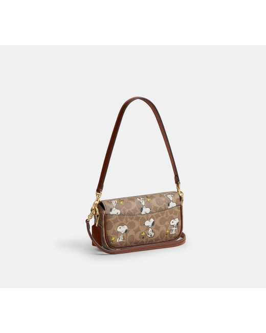 COACH Black X Peanuts Hailey Tasche Mit Umschlag