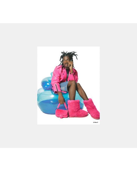 COACH Pink The Lil Nas X Drop Biker Jacket