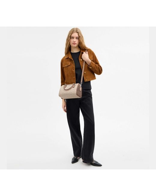 Borsa A Secchiello Rowan di COACH in Black
