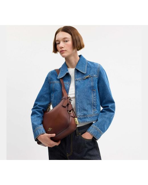 COACH Brown Ella Shoulder Bag