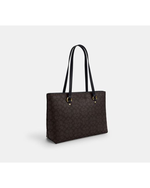 COACH Black Station Tote Bag
